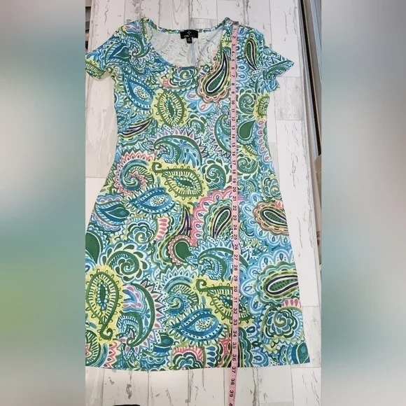 RONNI NICOLE Paisley Dress Vibrant Colors Size Small EUC - Picture 6 of 8